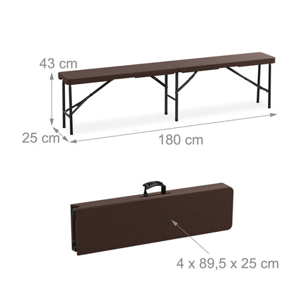 Beer bench set of 2,180 cm