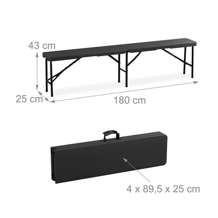 Beer bench set of 2,180 cm