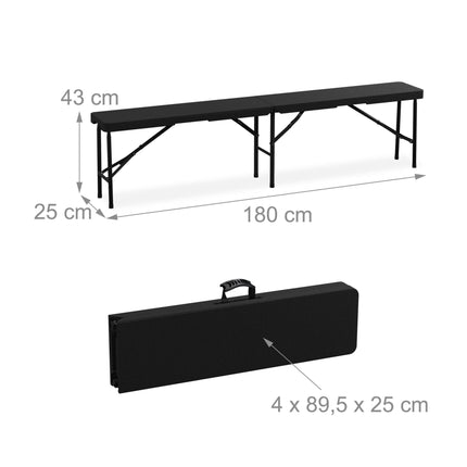 Beer bench set of 2,180 cm