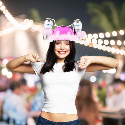 Beer helmet Pink