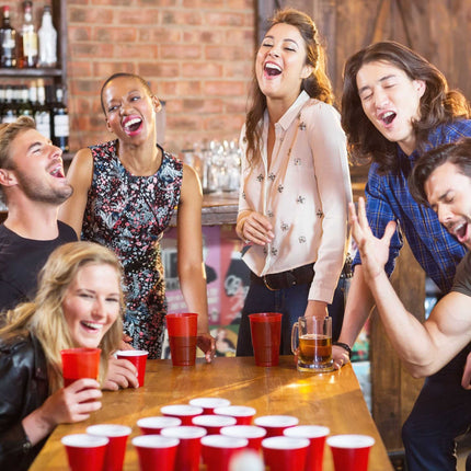 Beer pong mugs in sets of 50