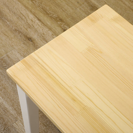 White Pine Wood 2-seater dining bench, 220 kg capacity, 102x36x45 cm
