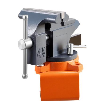 Bench Vise 4.5 Inch, 270 Swivel Base, Quick Release