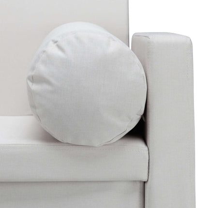 Bench backrest with cushion