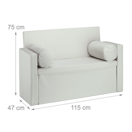 Bench backrest with cushion