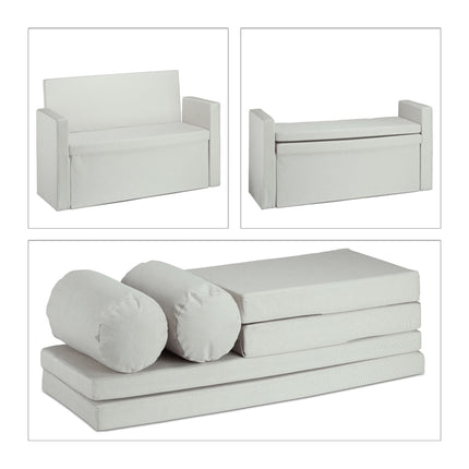 Bench backrest with cushion
