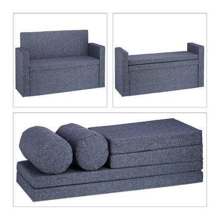 Bench backrest with cushion