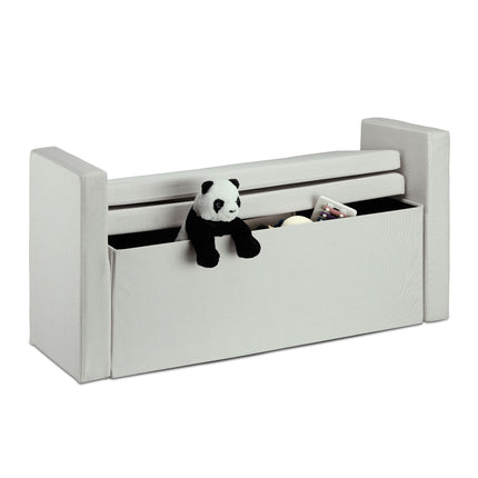 Bench backrest with cushion
