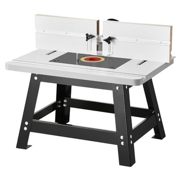 Benchtop Router Table, 24 x 15.7 In, Adjustable Fence