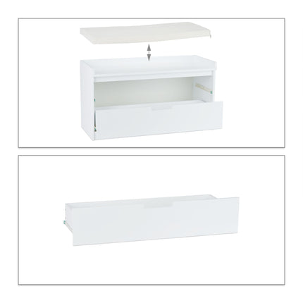 Bench with 2 drawers
