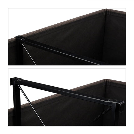 Bench with partition grid