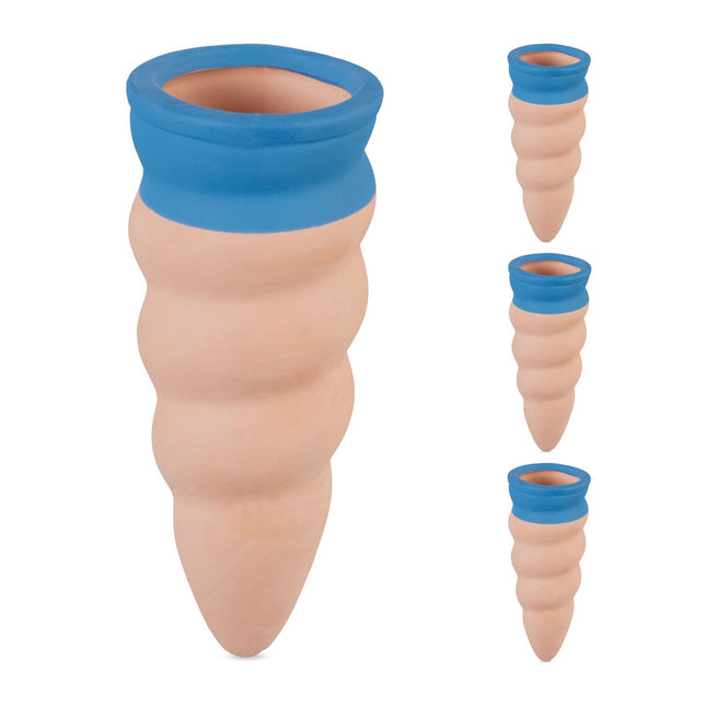 Gebogen kleikegels in een set van 4