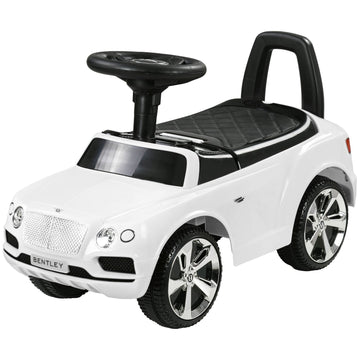 White ride-on car for children - Horn & tip Protection, 18m+