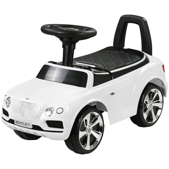 White ride-on car for children - Horn & tip Protection, 18m+