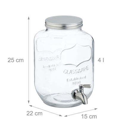 Beverage container 4 L in 2-pack