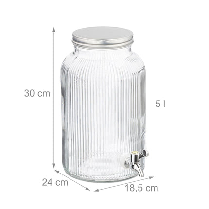 Beverage dispenser in retro design