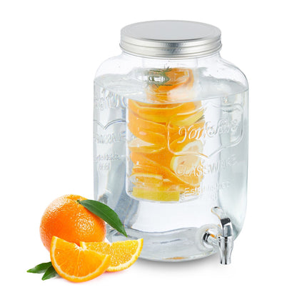 Beverage dispenser with insert