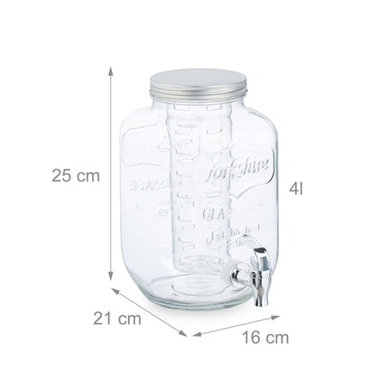 Beverage dispenser with insert
