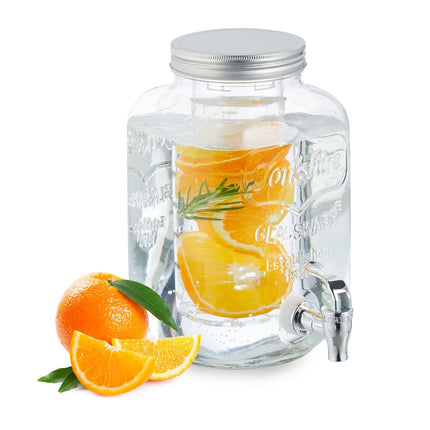 Beverage dispenser with insert