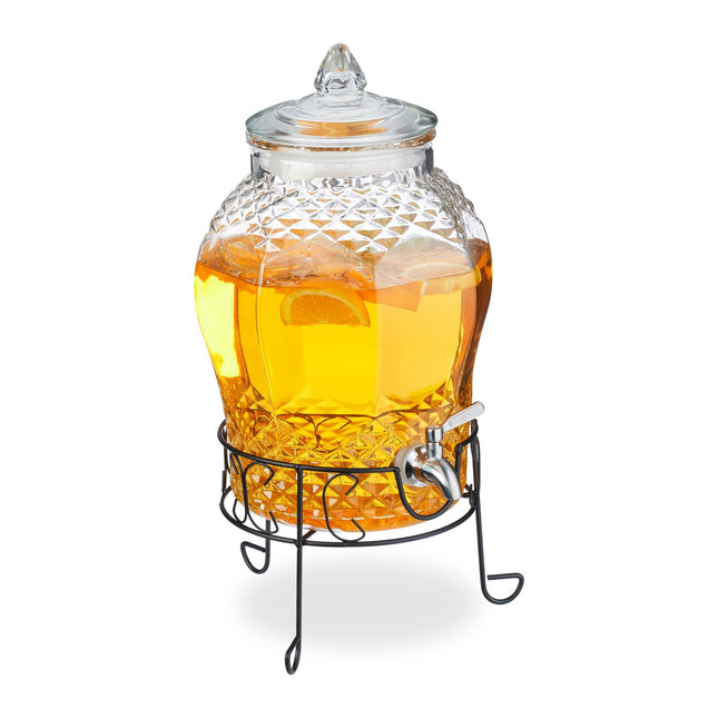 Beverage dispenser with stand 8 L