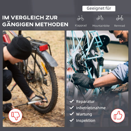 Bicycle Repair Stand with Tool Tray - Adjustable