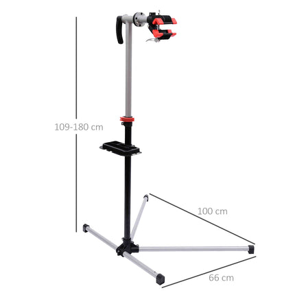 Bicycle Repair Stand with Tool Tray - Adjustable
