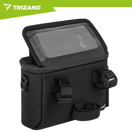 Bicycle Phone Holder Bag, Waterproof, Handlebar Mount