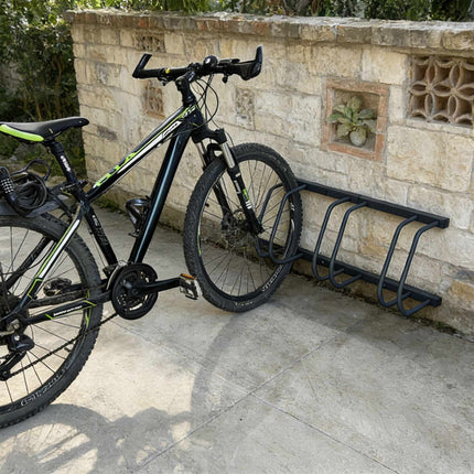 Bicycle Rack, Floor Or Wall Mount, Steel, 65 mm Tires
