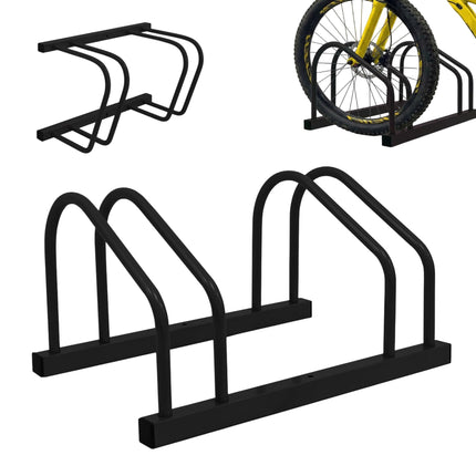 Bicycle Rack Stand – Floor Or Wall Mount, Steel, 65 mm