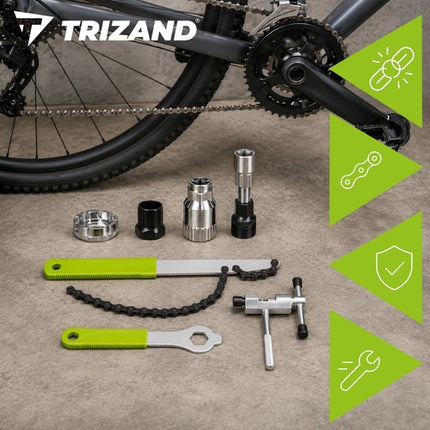 Bicycle Repair Kit, 7-Piece Carbon Steel Tools