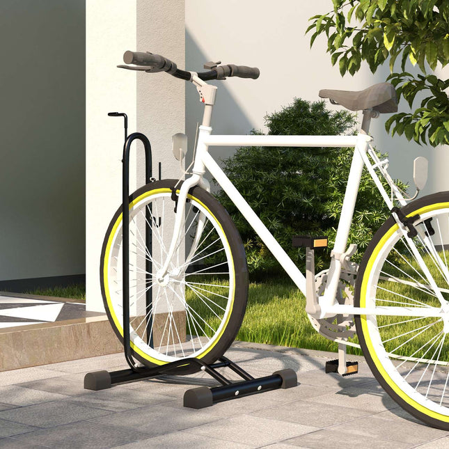 Metal bike rack - vertical and horizontal, weatherproof, 45x44x118cm