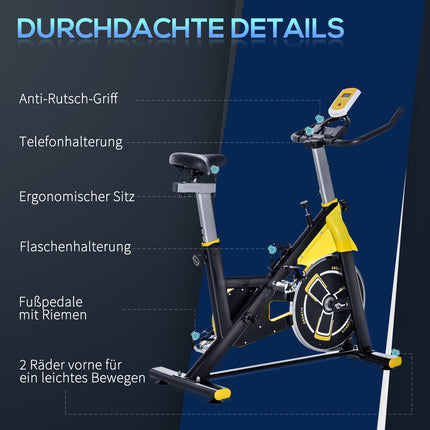 Height-adjustable bicycle trainer with LCD display