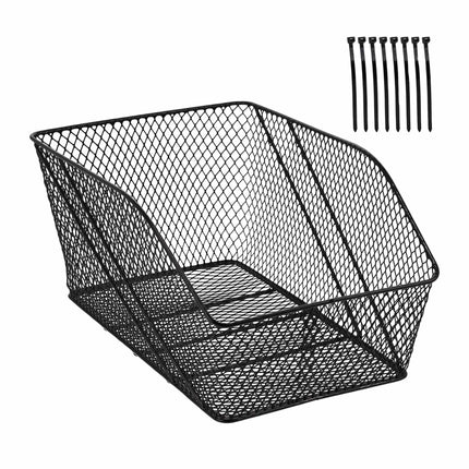 Bicycle basket for the luggage carrier