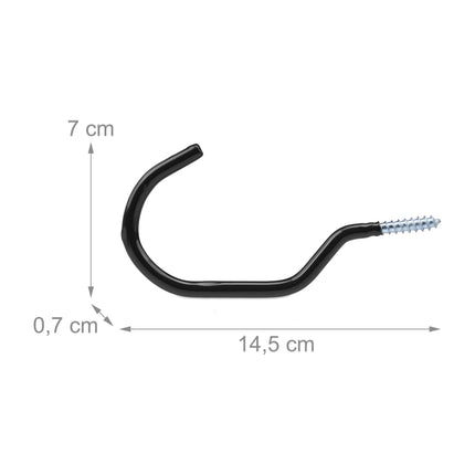 Bicycle hook set of 12