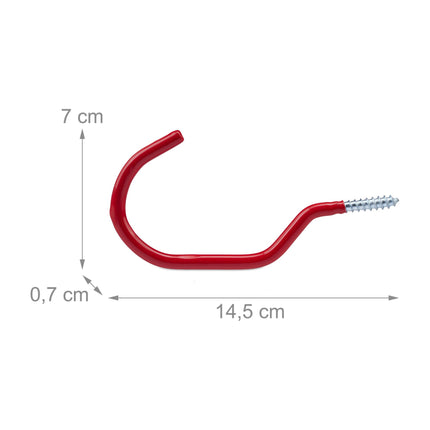 Bicycle hook set of 12