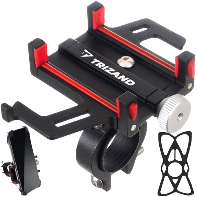 Bicycle phone holder with rubber band U18313