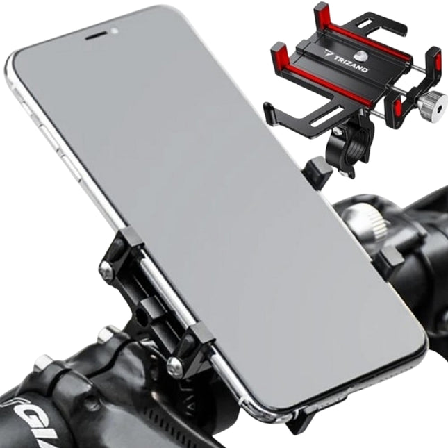 Bicycle phone holder with rubber band U24907