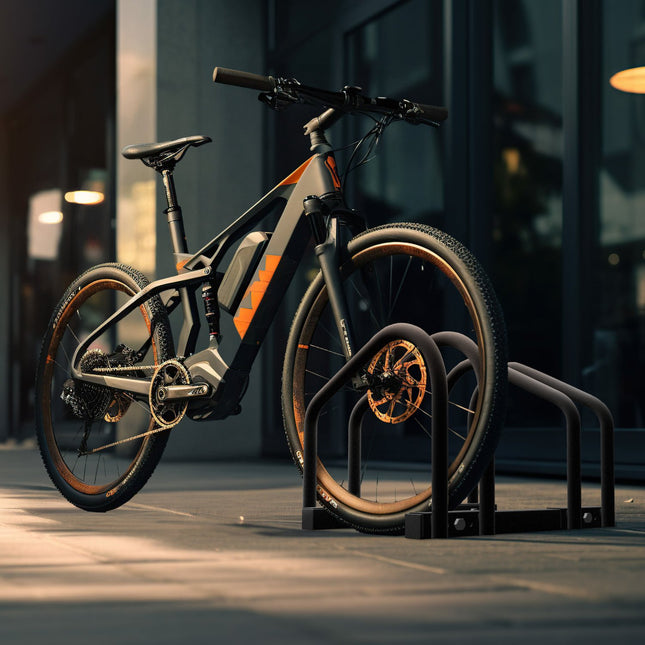 Bicycle rack for 2 bicycles