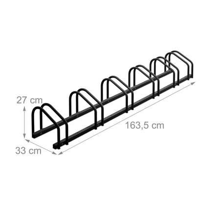 Bicycle rack for 6 bicycles