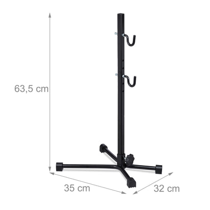 Bicycle rack for rear wheels