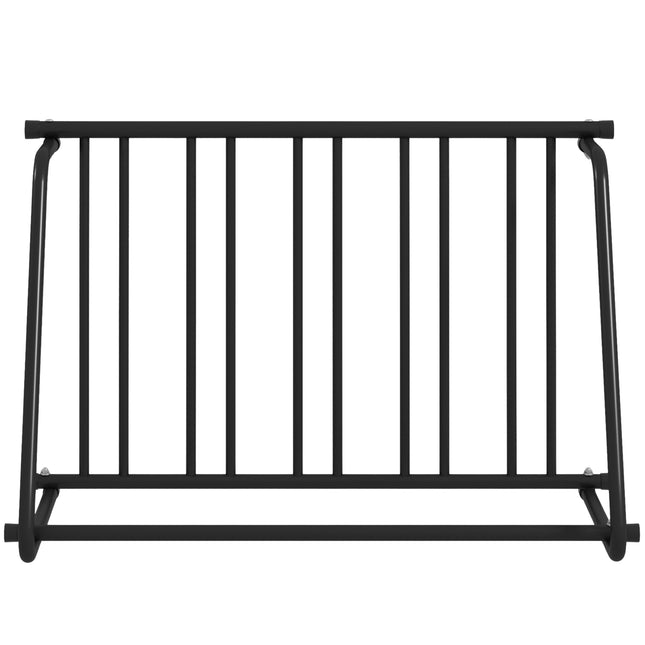 Fietsenstandaard, Meervoudige Standaard, Weerbestendig, Maximaal 3 Fietsen, Staal, Zwart, 114X58X75Cm