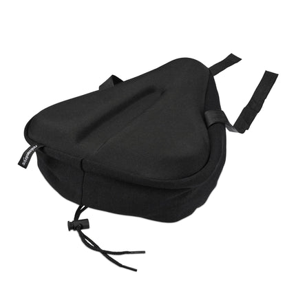 Bicycle saddle cover with gel