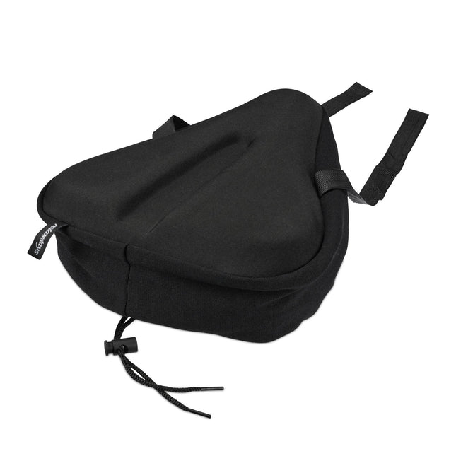 Bicycle saddle cover with gel