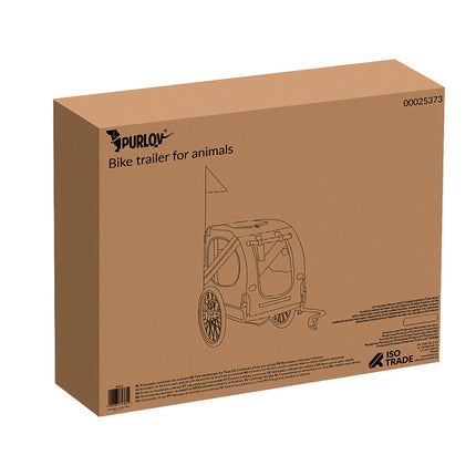 Bicycle trailer for animals Purlov 25373