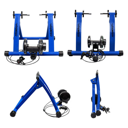 Bicycle trainer with 6 gears