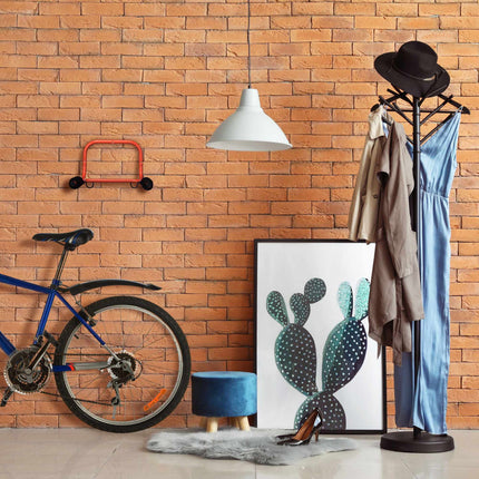 Bicycle wall bracket for 2 bicycles