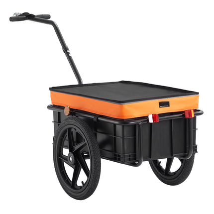 Bike Cargo Trailer, 88 lb Capacity, Foldable, Waterproof
