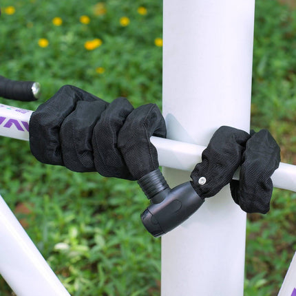 Bike Chain Lock 5.9 ft, 10mm Steel, Keyed, 4 Keys