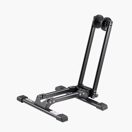 Bike Floor Stand, Foldable Carbon Steel, Fits 20–29 In