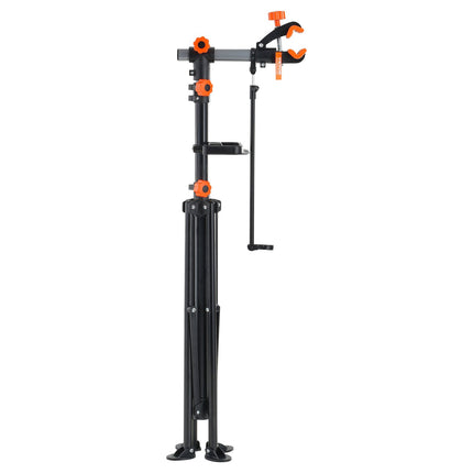 Bike Repair Stand, 80 lb Capacity, Foldable With Tool Tray